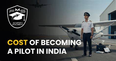 Pilot training in india cost.  45 Lakhs (US $67,000).  Complete breakdown of ...