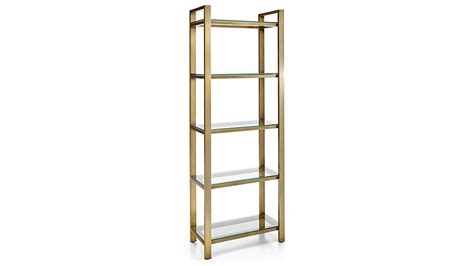 Pilsen Brass Bookcase Wayfair