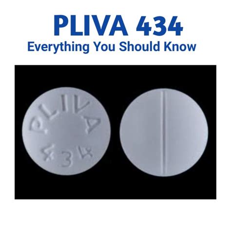 This white round pill with imprint PLIVA 434 on it has been ident