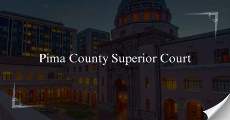 Pima county superior court child support.  If the action involves a min...