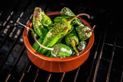 Pimientos  dem Padrón.