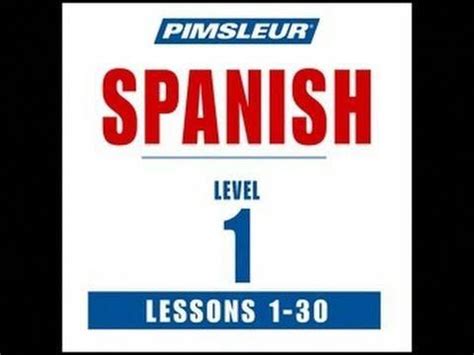Pimsleur espagnol niveau 1 apprendre l'espagnol avec dr pimsleur s. - Aao manual para residentes de primer año.