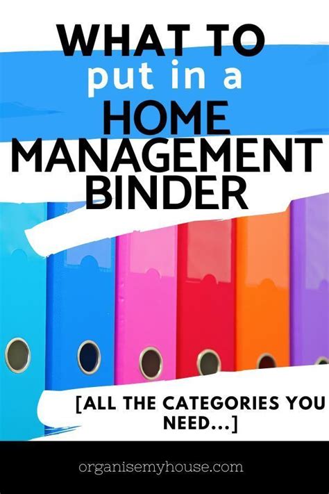 Pin On Home Management Binder
