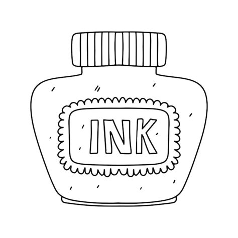 Pin On Ink Line Colouring Pages