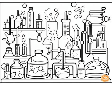 Pin On Laboratory Coloring Book