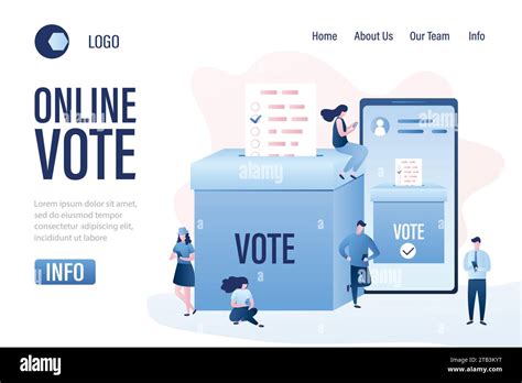 Pin On Web Template Online Vote