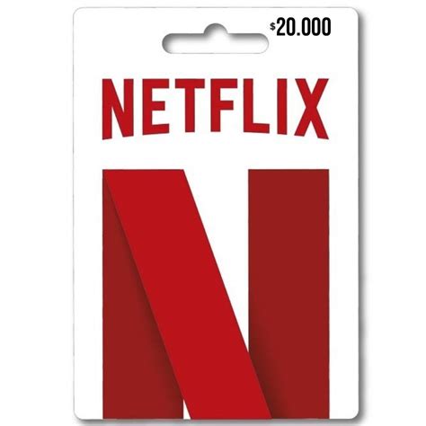 Pin Virtual $ 20 000 NETFLIX1 - carulla.com