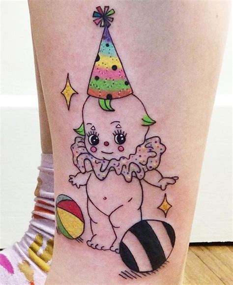 Pin by Ivy on Ink Kewpie tattoo, Tattoos, Clown tattoo