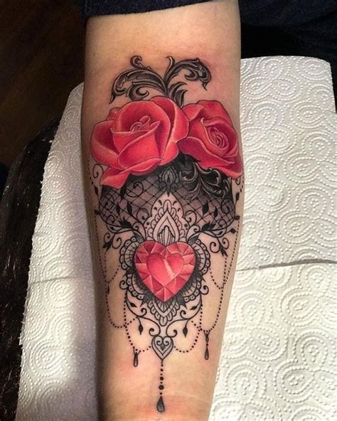 Pin by John W. McNulty on Art On The Body Lace tattoo, Lace rose