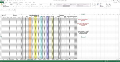 Pin by Kim Maria Designs/Something Be on Free Excel Lacrosse Stats File