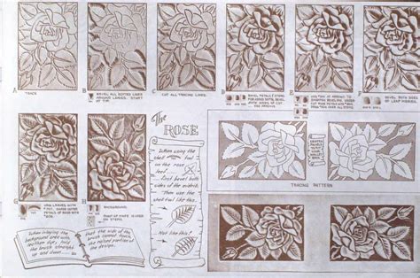 Pin by Sergey Paramonov on Floral patterns Leather tooling patterns