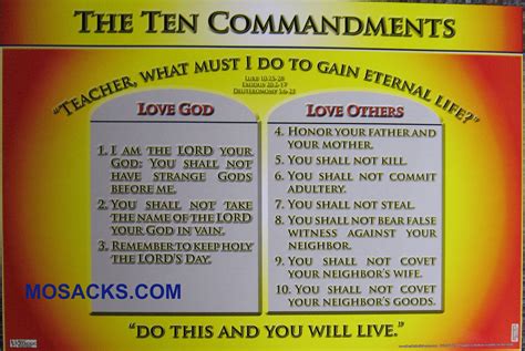 Pin on 10 commandments