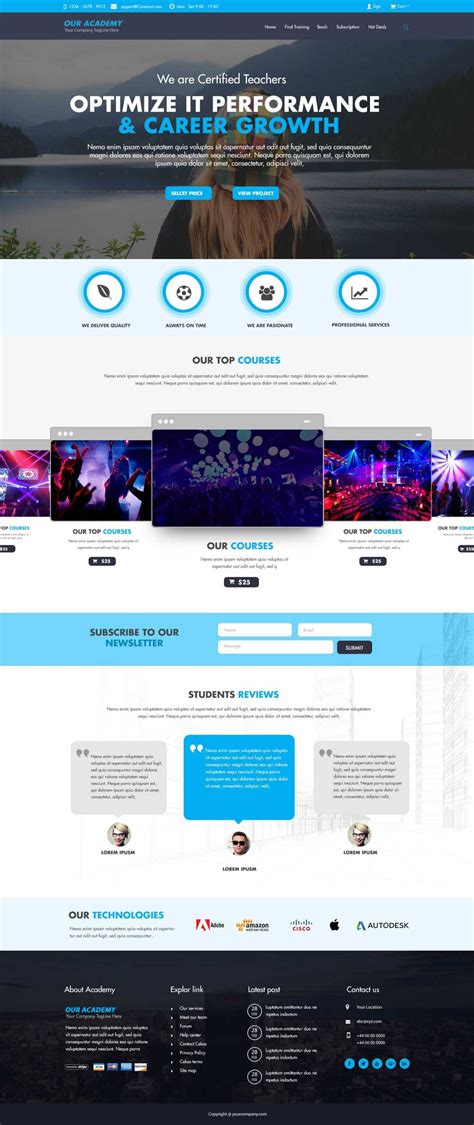 Pin on 259 Web Design Templates