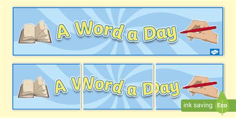 Pin on A WORD A DAY