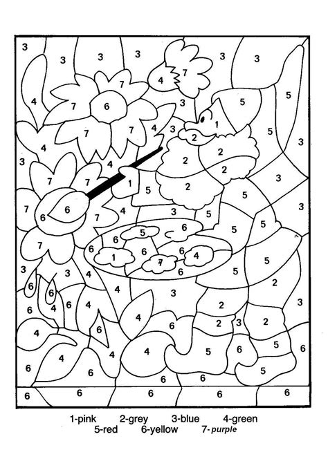 Pin on Adult Coloring by number