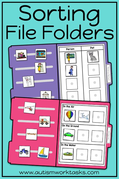 Pin on Autism File Folder Activities & Resources