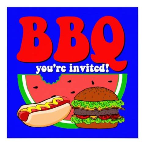 Pin on BBQ and Summer Invites by Fun Zazzlers!