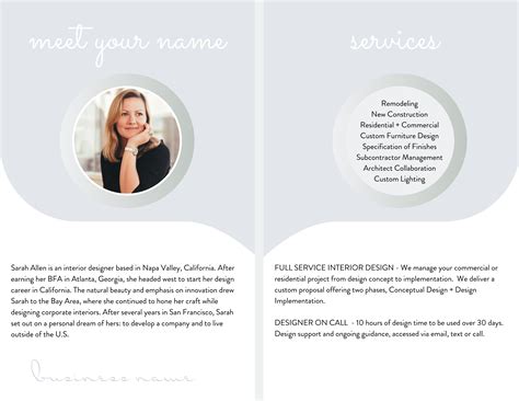 Pin on Client Packet Templates