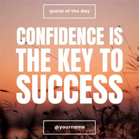 Pin on Confidence is Key