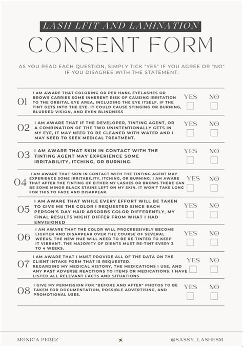 Pin on Consent forms