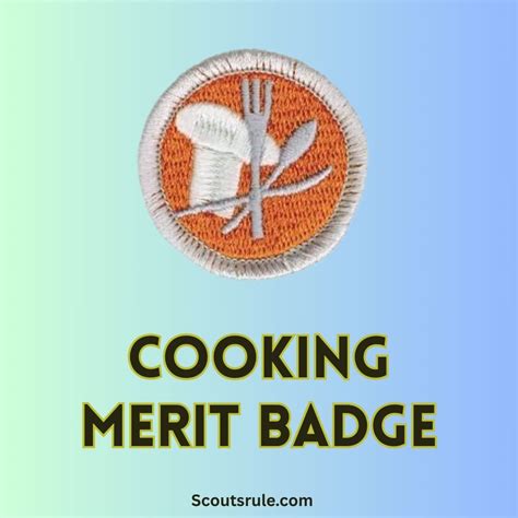 Pin on Cooking Merit Badge