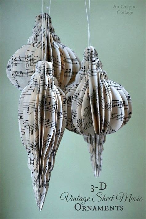 Pin on DIY Sheet Music Craft Projects