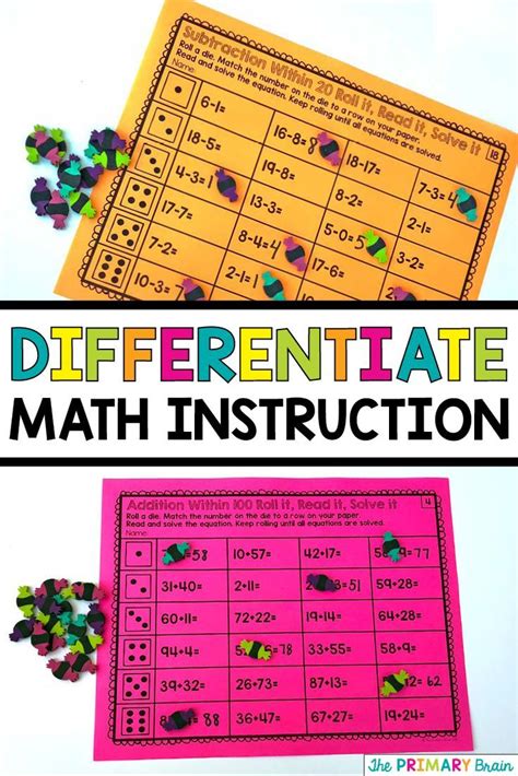 Pin on Differentiated Math