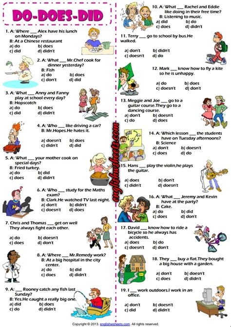 Pin on Esl exercises