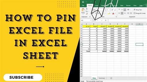 Pin on Excel
