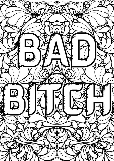 Pin on FREE Printable Swear Word Adult Coloring Pages