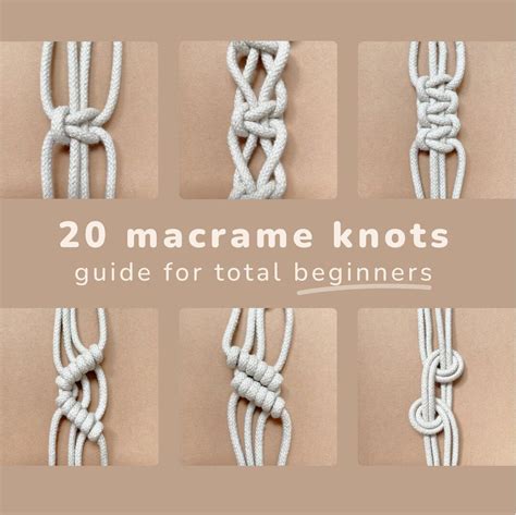Pin on Free Beginner Macrame Knots Tutorial Step By Step