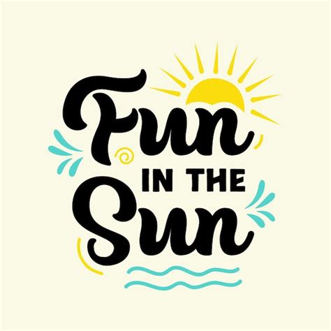 Pin on Fun in the sun
