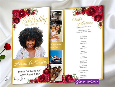 Pin on Funeral Programs for Women Programs & Prayer Cards