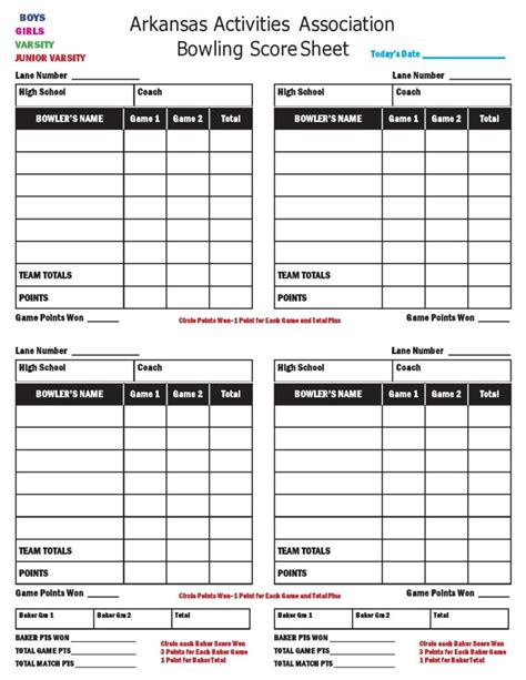 Pin on Game sheets