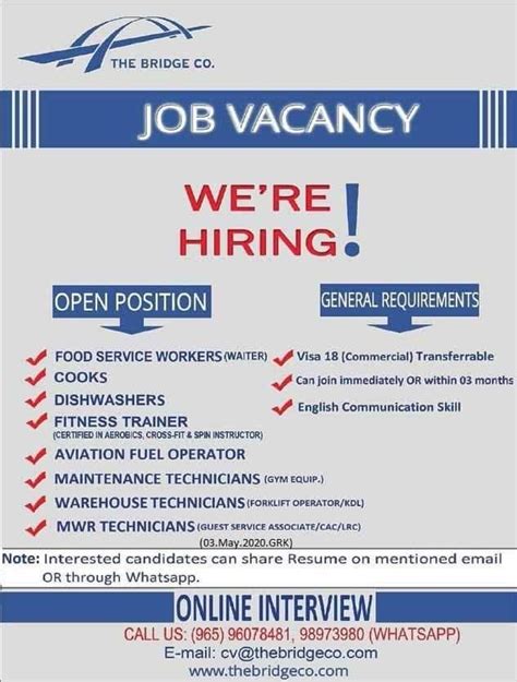 Pin on Job Opening