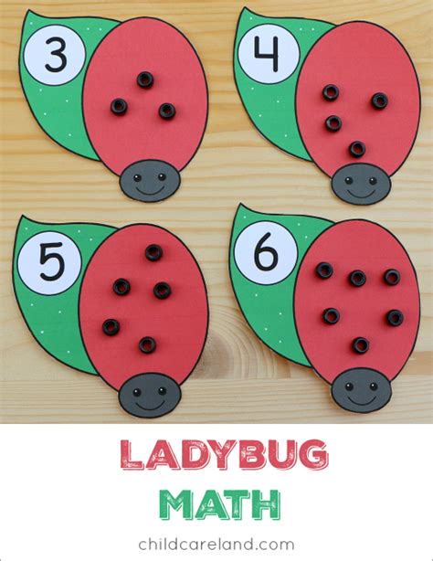 Pin on Ladybug Math