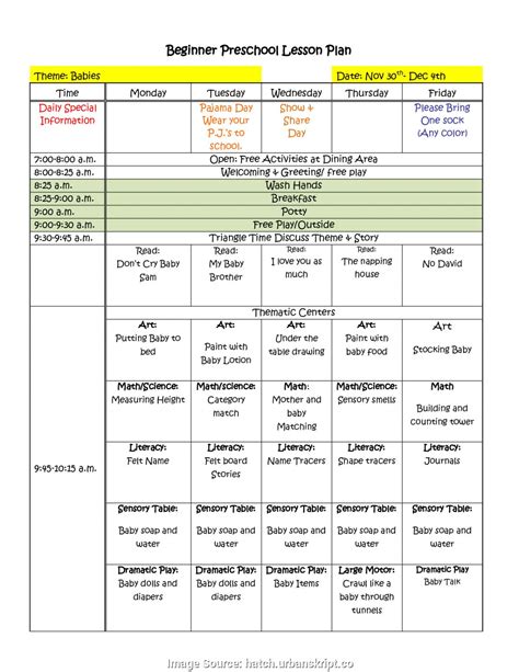 Pin on Lesson Plan Template Printables