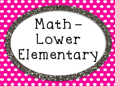 Pin on Lower Elementary Math