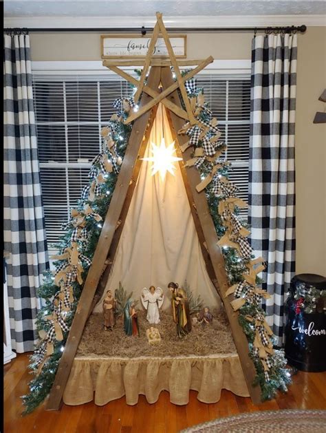 Pin on Nativity Tree