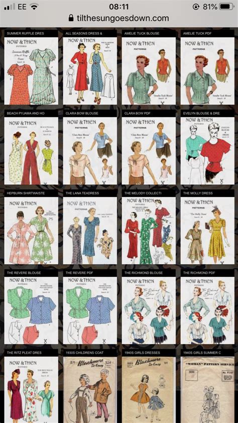 Pin on Now and Then Patterns