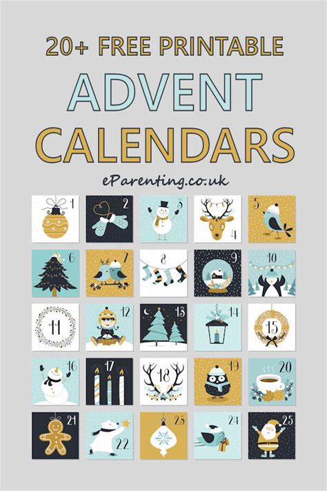 Pin on PRINTABLE ADVENT CALENDAR