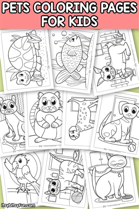 Pin on Pets Coloring Pages