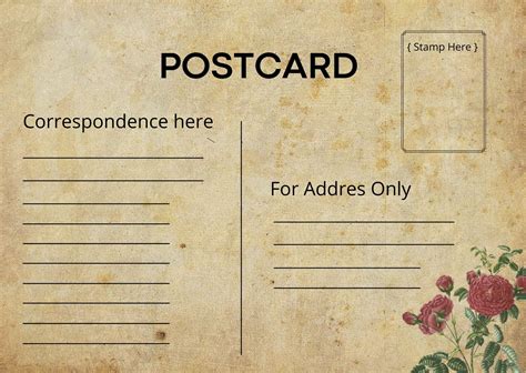 Pin on Postcard Design Templates
