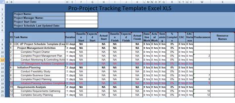 Pin on Project Management Business Tracking Templates