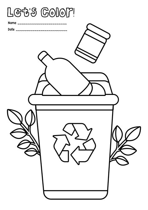 Pin on Recycling Coloring Pages