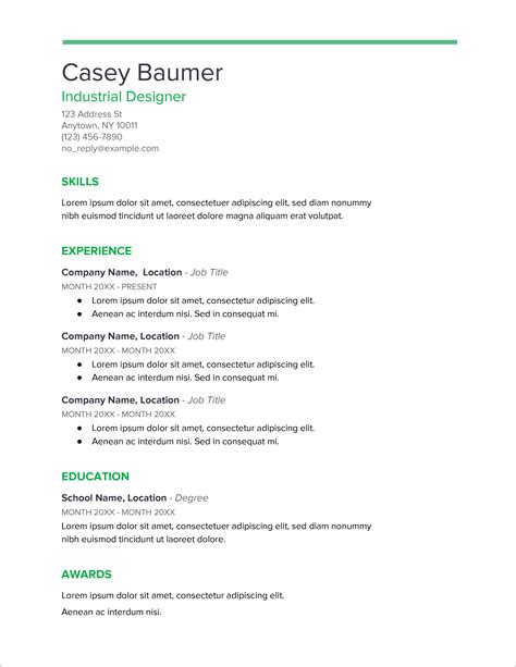 Pin on Resume Sample Template And Format