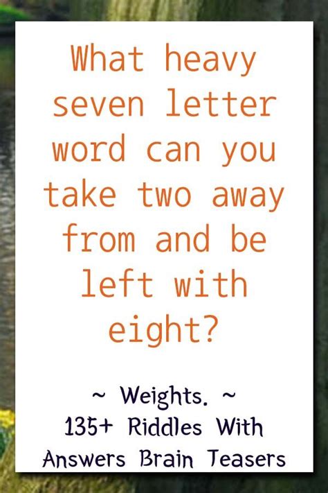 Pin on Riddles/brain teasers
