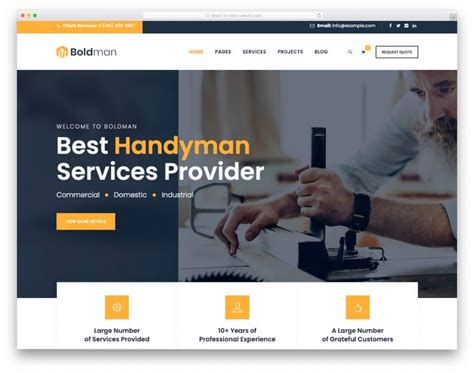 Pin on Service Website Template