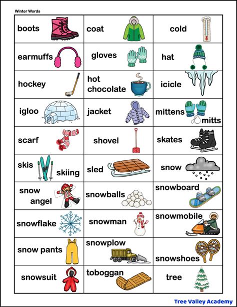 Pin on Winter words