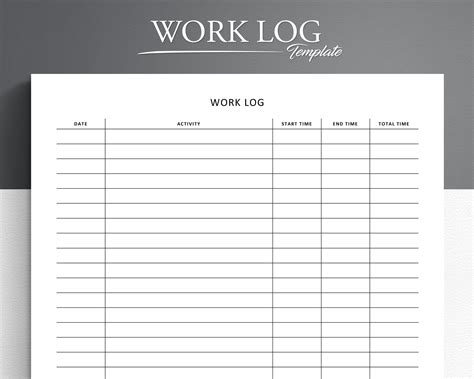 Pin on Working Logs